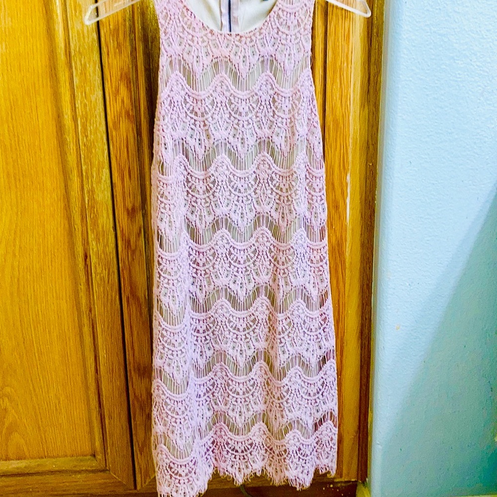 Sweet Tain Lrg, Light pink, laced formal dress